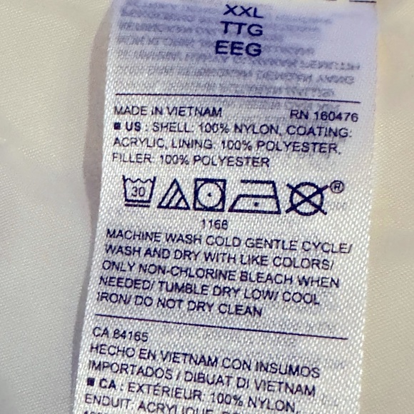 Old Navy Cream Puffer Vest Quilted Sleeveless Size XXL - Picture 8 of 9